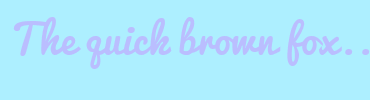Image with Font Color BABEFF and Background Color ADEFFF